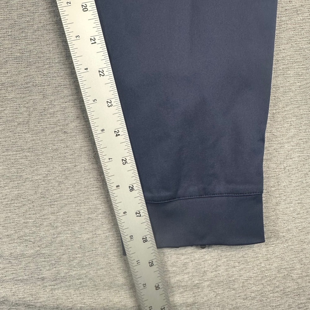 Rhone Commuter City Chino Pants Mens 31 Navy Blue Slim Tapered Ankle Zip Tech - Picture 5 of 13
